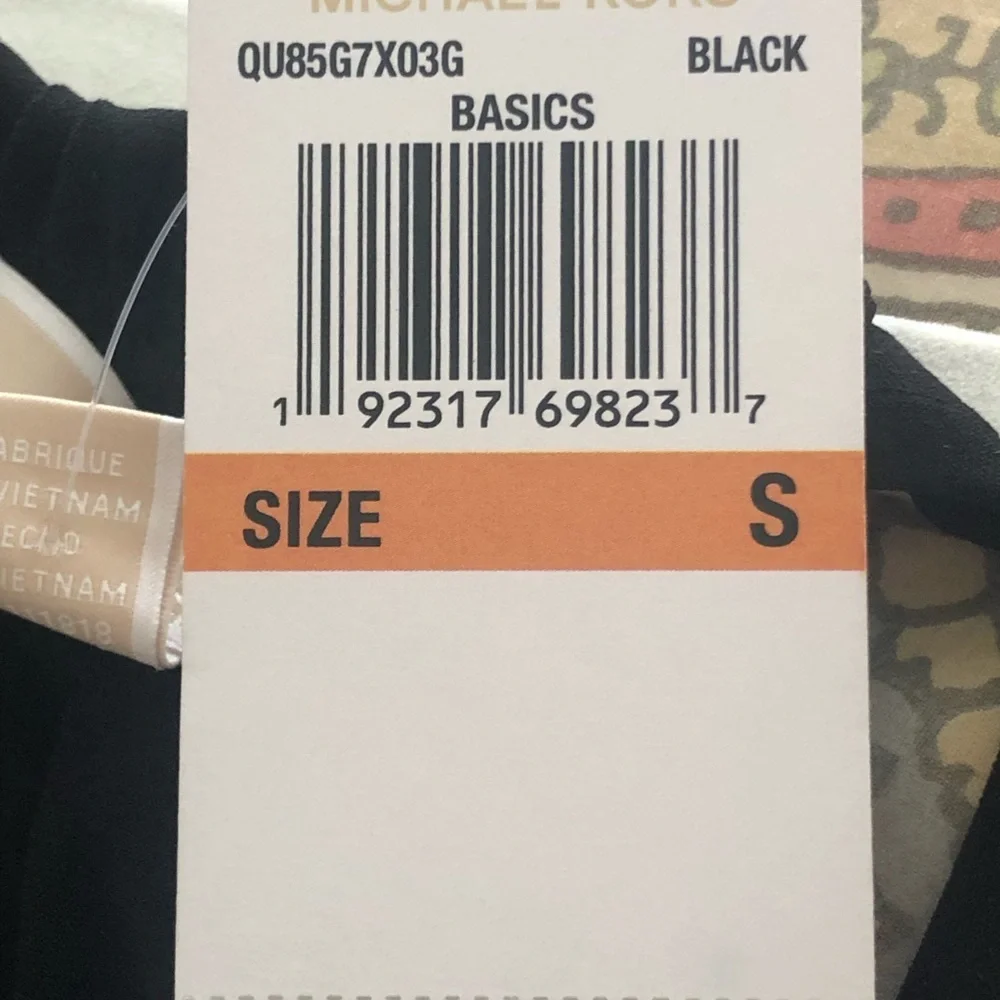 NWT Michael Kors Black Tank Top